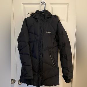 Columbia Black Omni-Heat Winter Jacket Coat - Size Medium